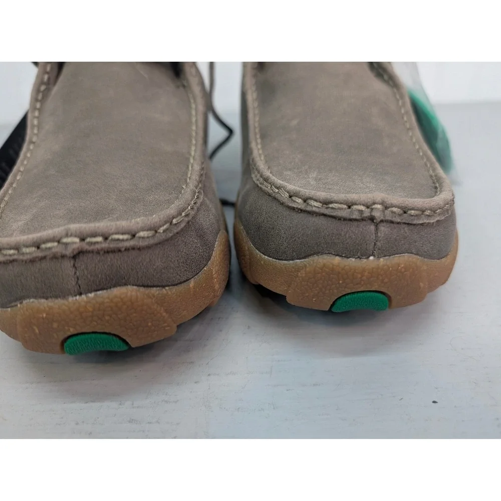 Twisted X Chukka Driving Moc Mens 11M Taupe/Green The 4H Collection MDM0102 New